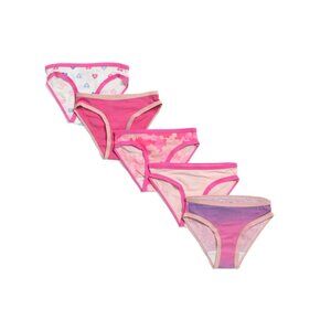 HURLEY White Girls 5pk Bikini Underwear